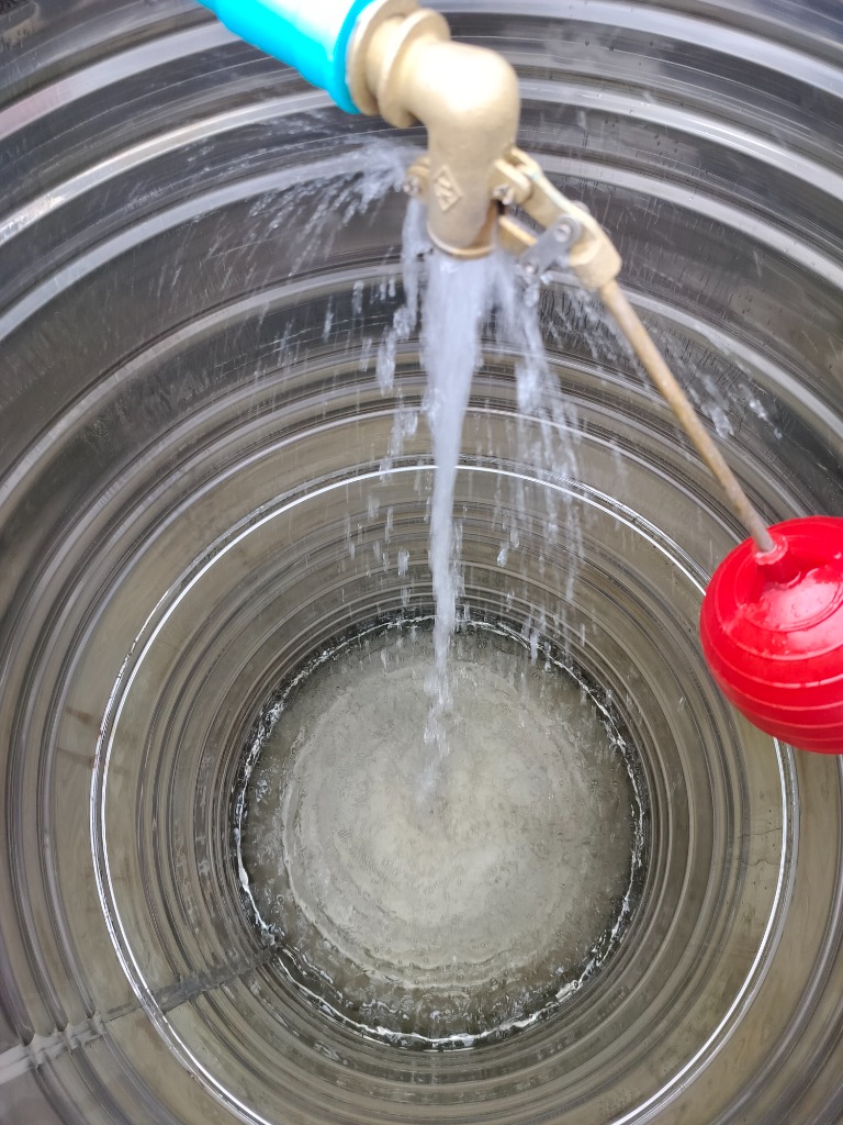 หลังล้าง - เติมน้ำสะอาดพร้อมใช้