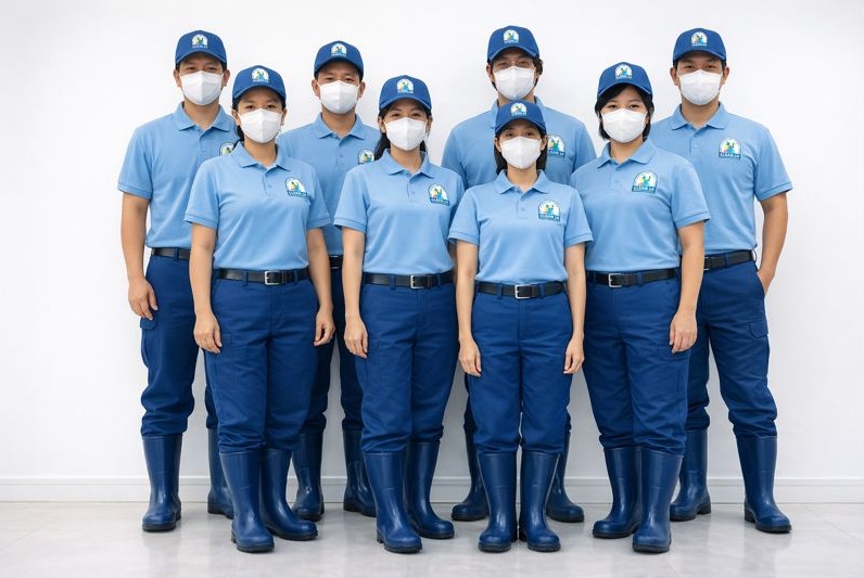 ทีมงาน Clean 24 Pro - บริการทำความสะอาดครบวงจร